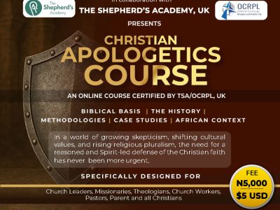 Equip Yourself to Defend the Faith – Christian Apologetics Course